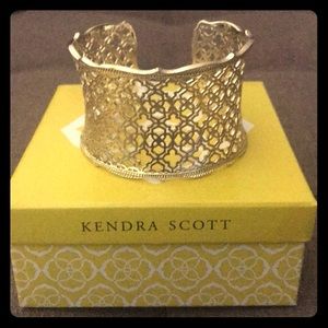 Kendra Scott Candice Gold Cuff Bracelet NWT